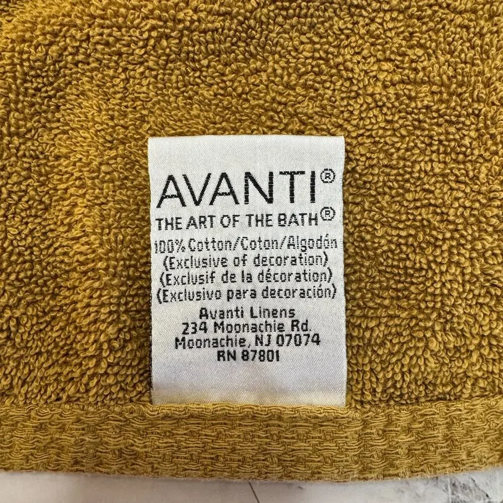 Avanti Linens Hand Towels Kokopelli Nutmeg Southwestern Set of 2 EUC